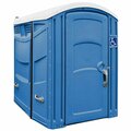 Satellite Freedom 2111A Royal Blue ADA Compliant Portable Restroom - Assembled 6212111A